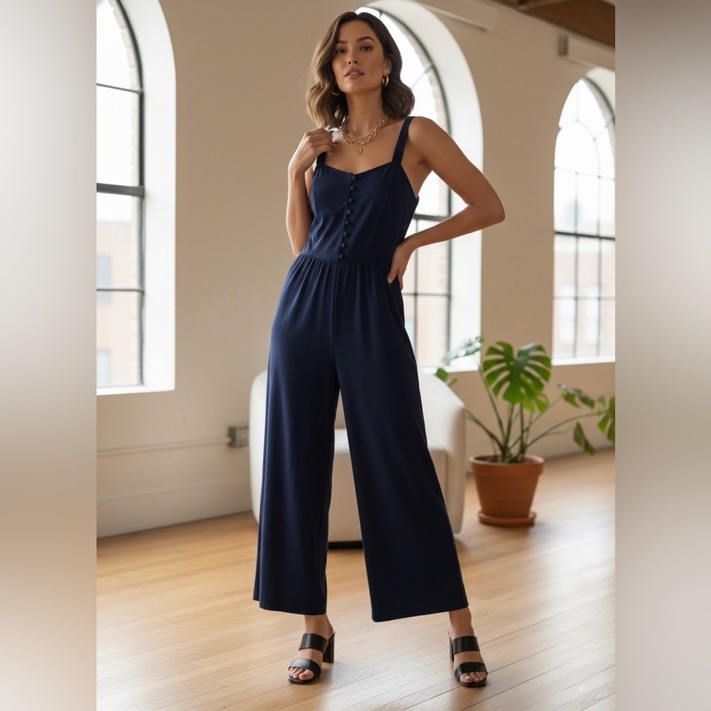 Madewell Navy Jumpsuit size 6